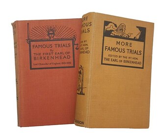Juicios famosos y más juicios famosos del primer conde de Birkenhead (2 libros)