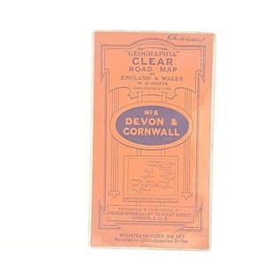 Geographia Devon et Cornouailles (No. 8) 1923