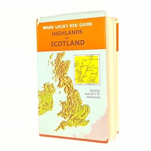Guide rouge de Ward Lock Highlands d’Écosse