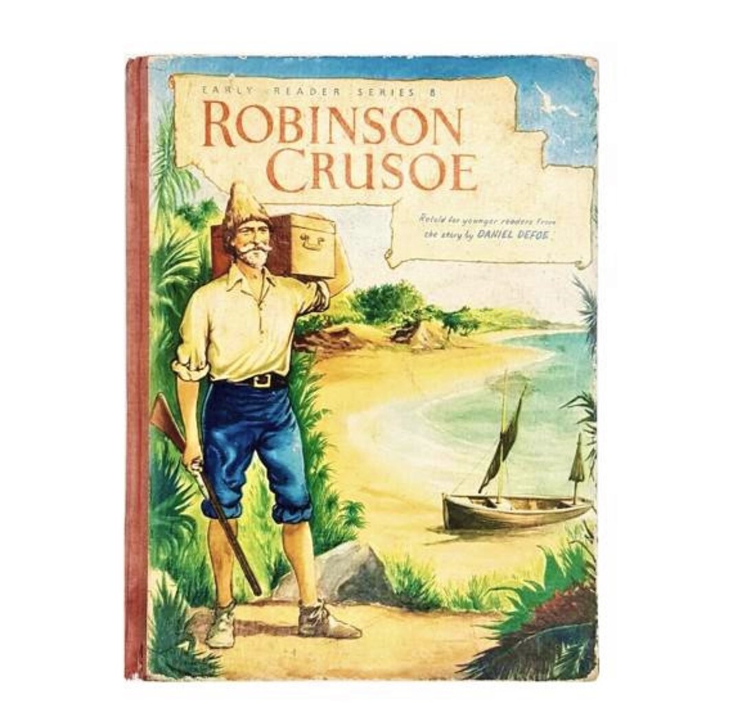 Robinson Crusoe by Daniel Defoe - Early Reader Series 8 - Etsy