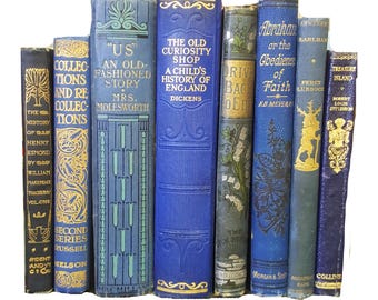 Books by the Metre: Highly Decorative Blue & Gold