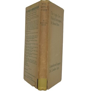 Wózek jabłkowy Bernarda Shawa - Constable & Co. 1930, pierwsze wydanie