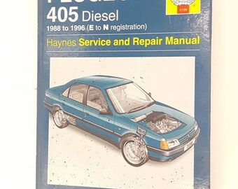 Peugeot Manual Etsy New Zealand