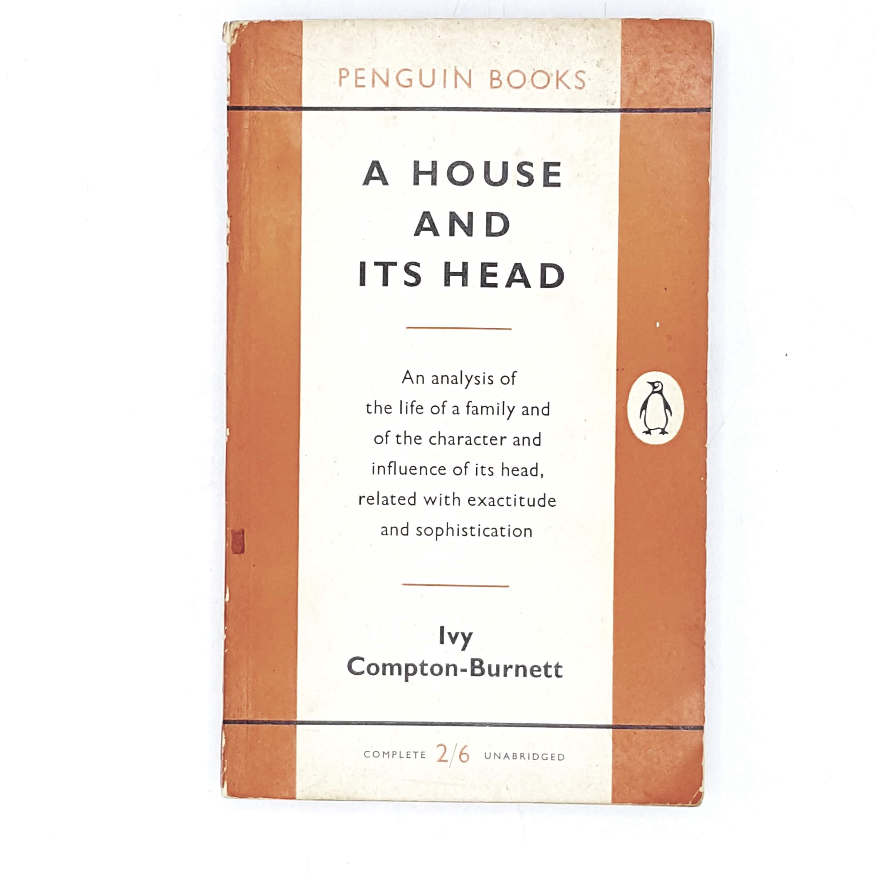 A House and Its Head by Ivy Compton-brunett 1958 - Etsy UK