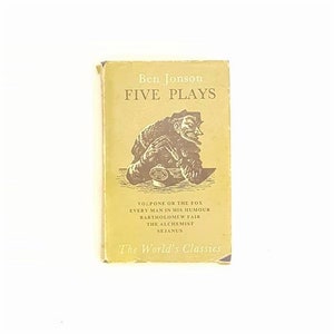 Five Plays by Ben Johnson 1972