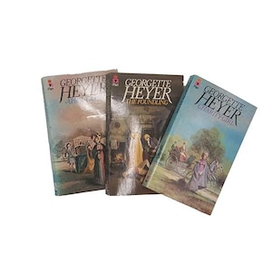 Georgette Heyer 3 Vintage Pan Taschenbücher, c.1980s