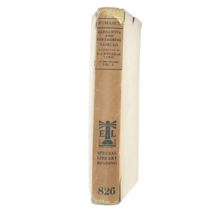 Die Heldentaten des Gargantua und Pantagruel Vol. Ich von Rabelais 1929