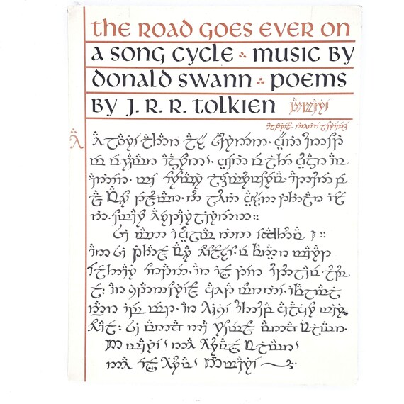 J R R Tolkiens The Road Goes Ever On A Song Cycle 1969 - 