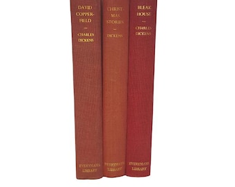 Charles Dickens Novels - Everymans Library, 1933-44 (3 Books)