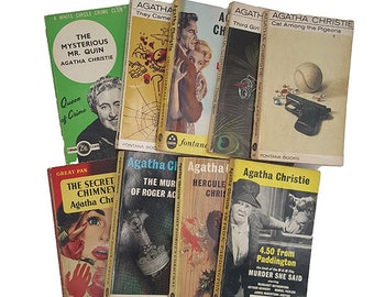 Agatha Christie Vintage Paperback Collection, c.1970 (9 Books)