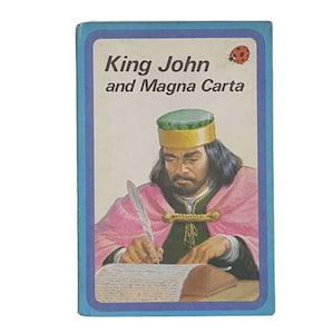 Ladybird 561 Blue Border Cover: King John and Magna Carta
