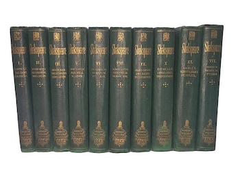 La colección Handy Shakespeare, c. 1875 (10 volúmenes)