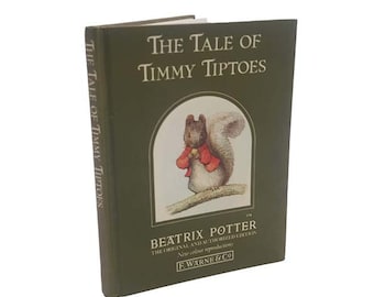 Beatrix Potter's The Tale of Timmy Tiptoes - Vintage, Green Cover