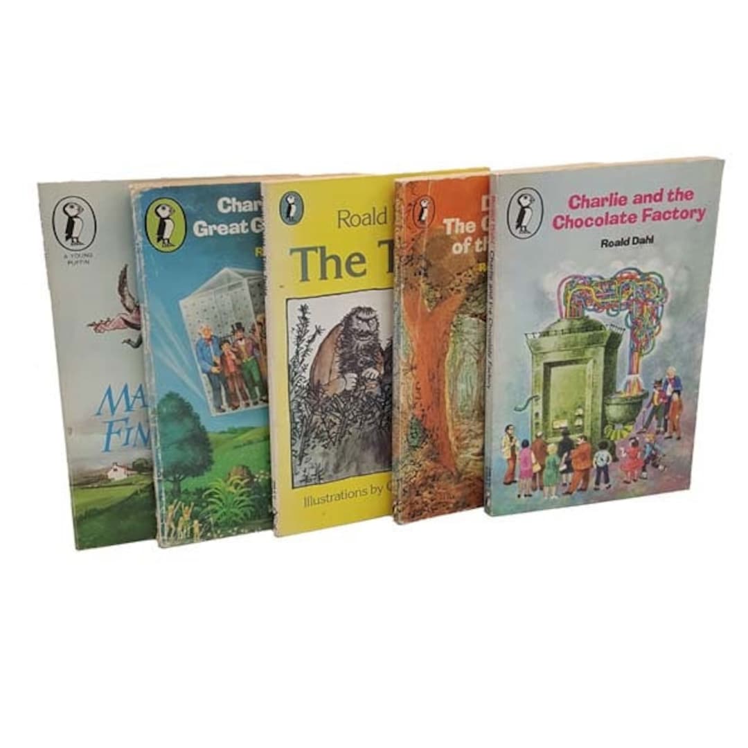 Roald Dahl 5 Vintage Puffin Paperbacks, 1970s-80s - Etsy