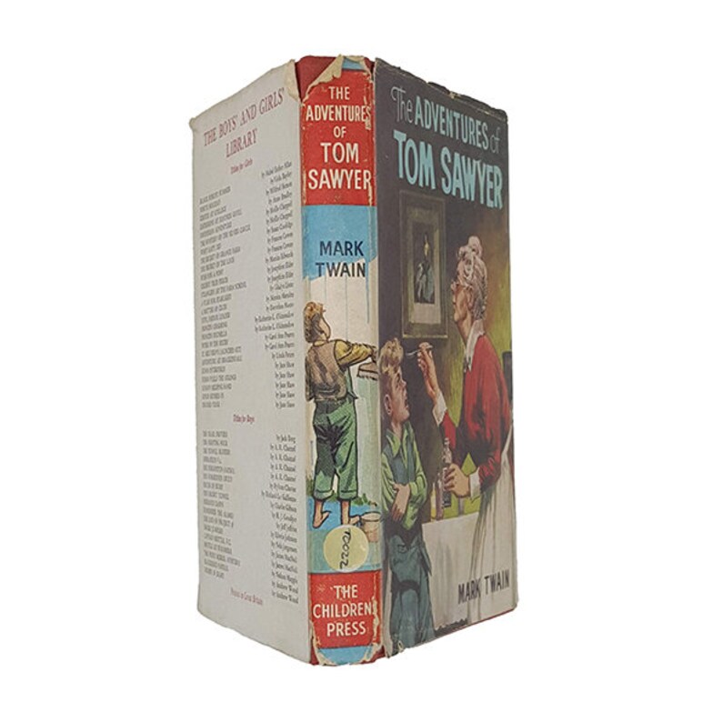 Mark Twain's the Adventures of Tom Sawyer - Childrens Press 1963 - Etsy