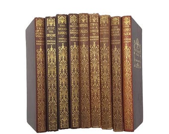 Thomas Hardy Collected Works  - Macmillan, 1920-9 (9 Books)