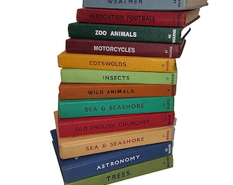 Libri a piedi: Libri dell'osservatore multicolore (18 libri)