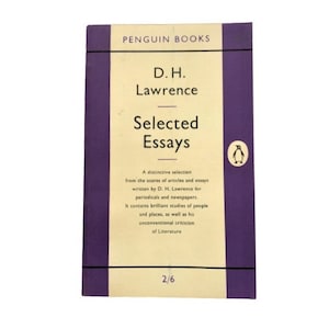 D. H. Lawrence&#39;s Selected Essays - Penguin, c.1960s