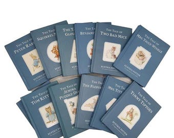 Beatrix Potter’s The Tale of Peter Rabbit Complete Set - 23 BLUE Books