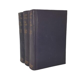 Hugh Walpole's The Herries Chronicles, 1935 (3 Black Leather Books) image 2