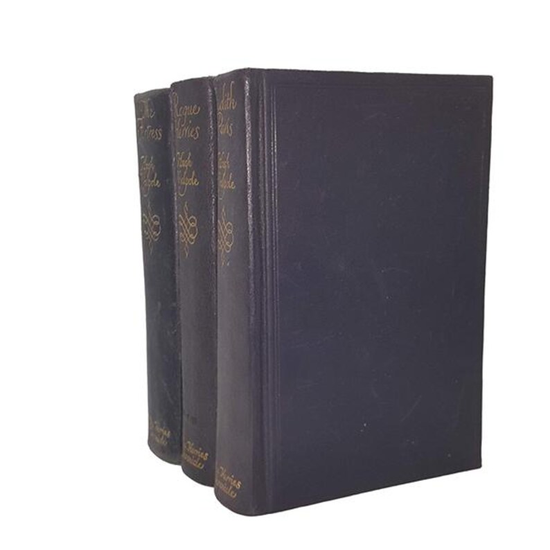 Hugh Walpole's The Herries Chronicles, 1935 (3 Black Leather Books) image 2