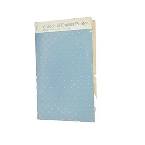 A Book of English Poetry zusammengestellt von G.B. Harrison - Pinguin, 1970