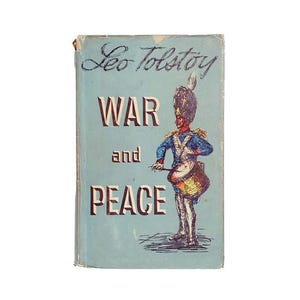 War and Peace by Leo Tolstoy - Reprint Society, 1960