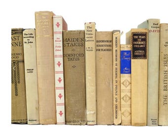 Books by the Metre: Vintage Beige
