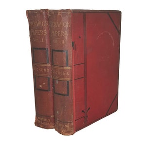 Il Circolo Pickwick di Charles Dickens, voll. 1-2 - Chapman, 1900 circa (2 libri)