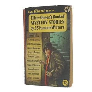 Ellery Queen&#39;s Book of Mystery Stories - Pan Giant 1958