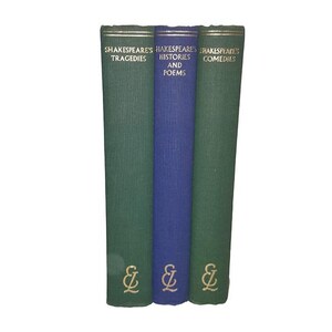 Commedie, tragedie, storie e poesie di William Shakespeare - Dent/Dutton, 1956 (3 libri)