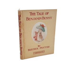 Beatrix Potter&#39;s The Tale of Benjamin Bunny - Vintage Beige Cover