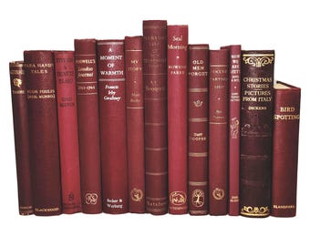 Books by the Metre: Vintage Burgundy