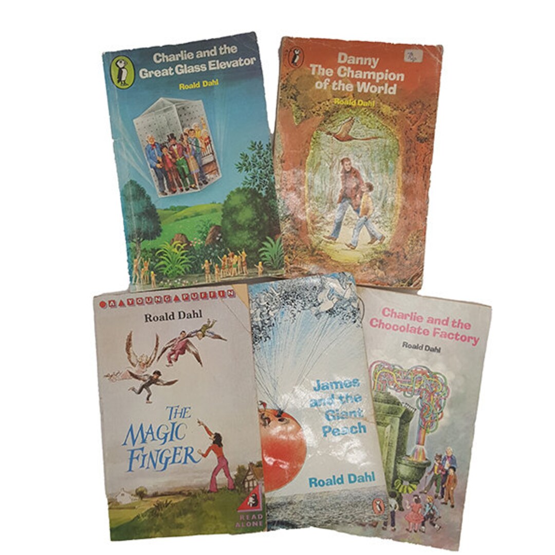 Roald Dahl 5 Vintage Puffin Paperbacks, 1970s-80s - Etsy