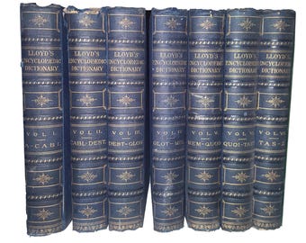 Lloyds Encyclopaedic Dictionary Complete Volumes 1-7 (7 Books)