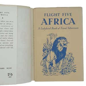 Ladybird 587 Travel Adventure: Flight Five Africa 1961 - with dust jacket