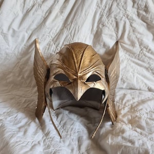 3D printed Hawkman inspired helmet Commisssion