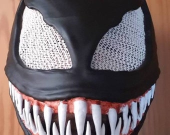 Venomous venom like helmet 3d print commission