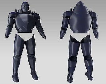 Alphonse Elric inspired armour 3D printed armour commission