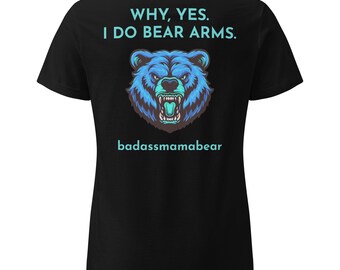 Mama Bear TShirt: Soft Cotton, Semi-Fitted Tee