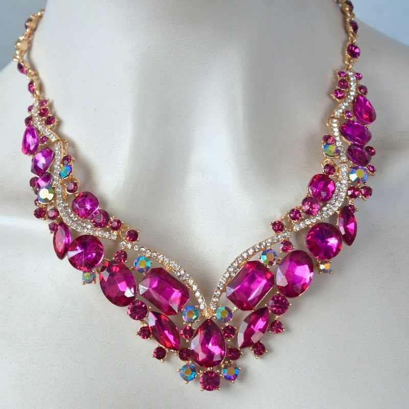 Fuschia & Rhinestone Glam main image 0