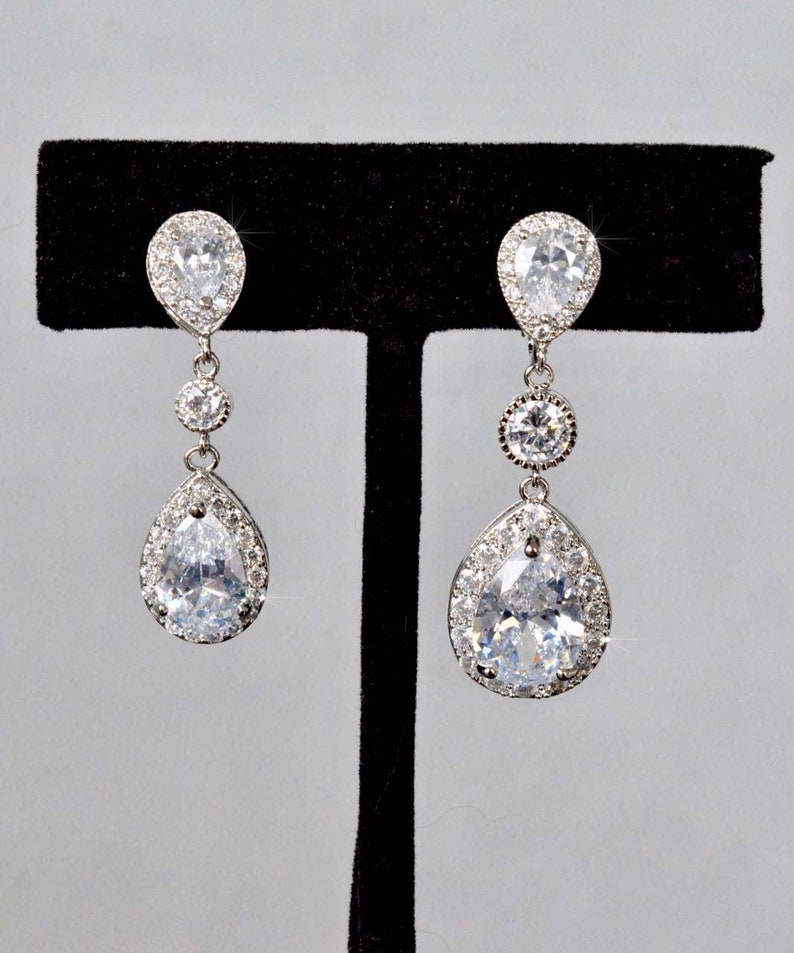 Large Rhodium Yellow or Rose Gold Celebrity Inspired Classic Etsy Canada