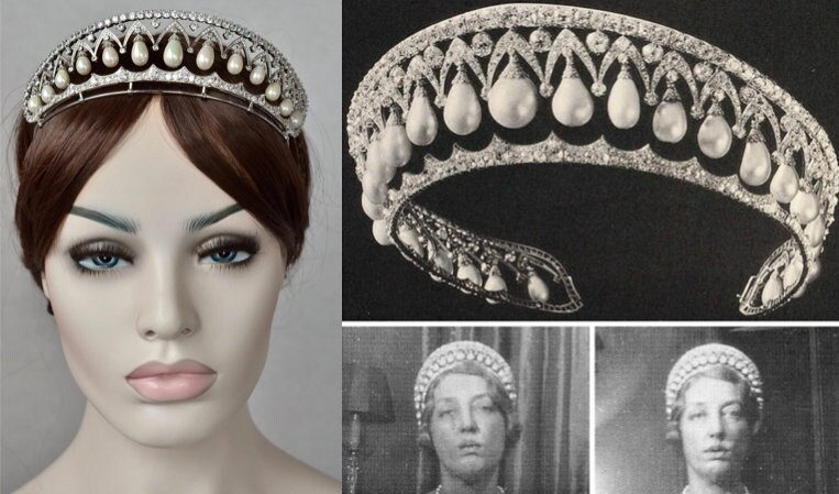 The Daily Diadem: The Russian Pearl Bandeau