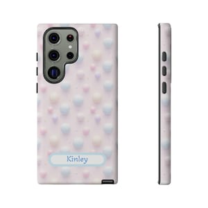 Phone Case, Cute Bubbles Tough Phone Case for I Phone, Pixel, Samsung, Protective Phone Cover, Fun Bubble Design, Gift for Tech Lovers, Teen
