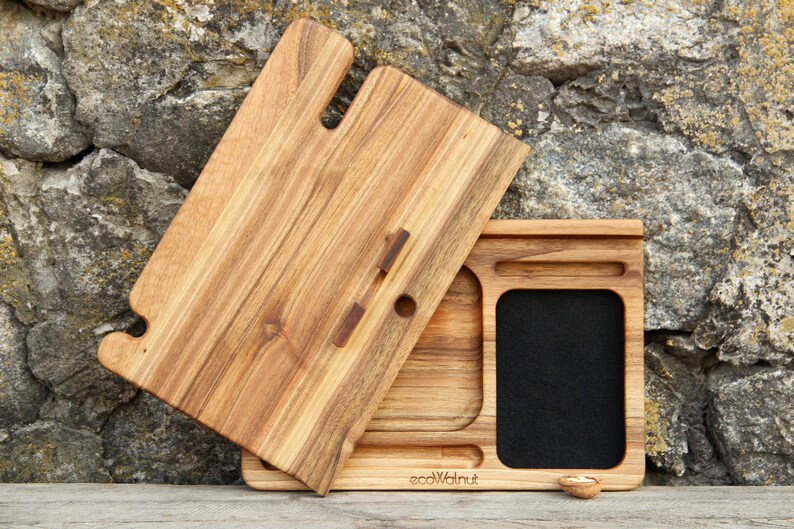 For Dad Desk Organizer Wood Man Gifts Him Men Him Sister Wife Etsy