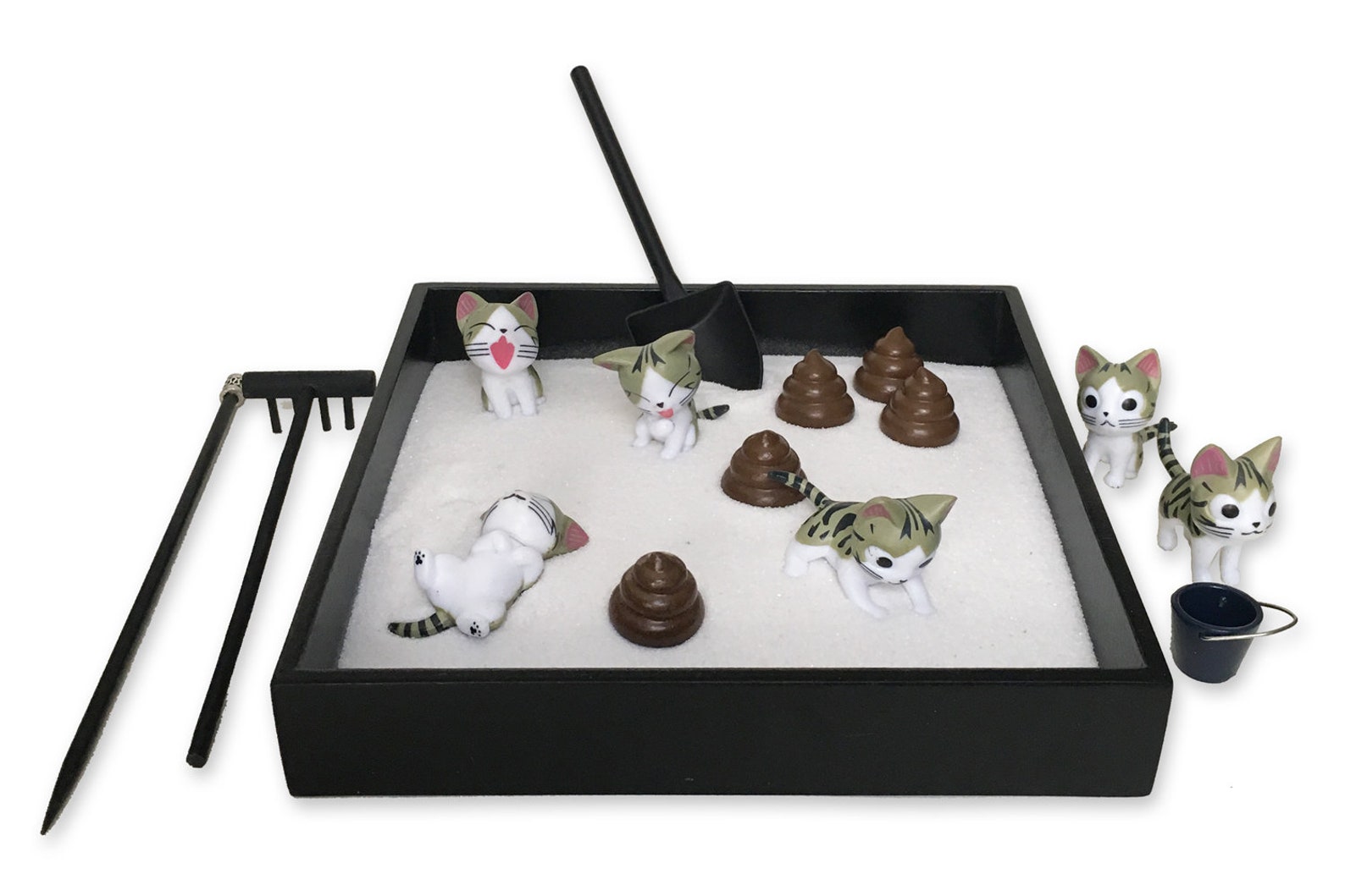 Mini Zen Garden Kitty Cat Litter Box for Meditation and Etsy