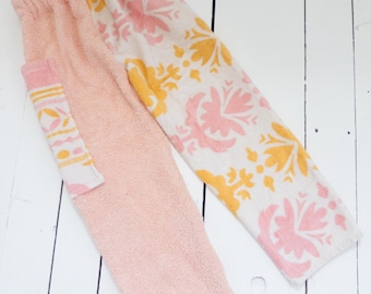Mooie en roze handdoekbroek