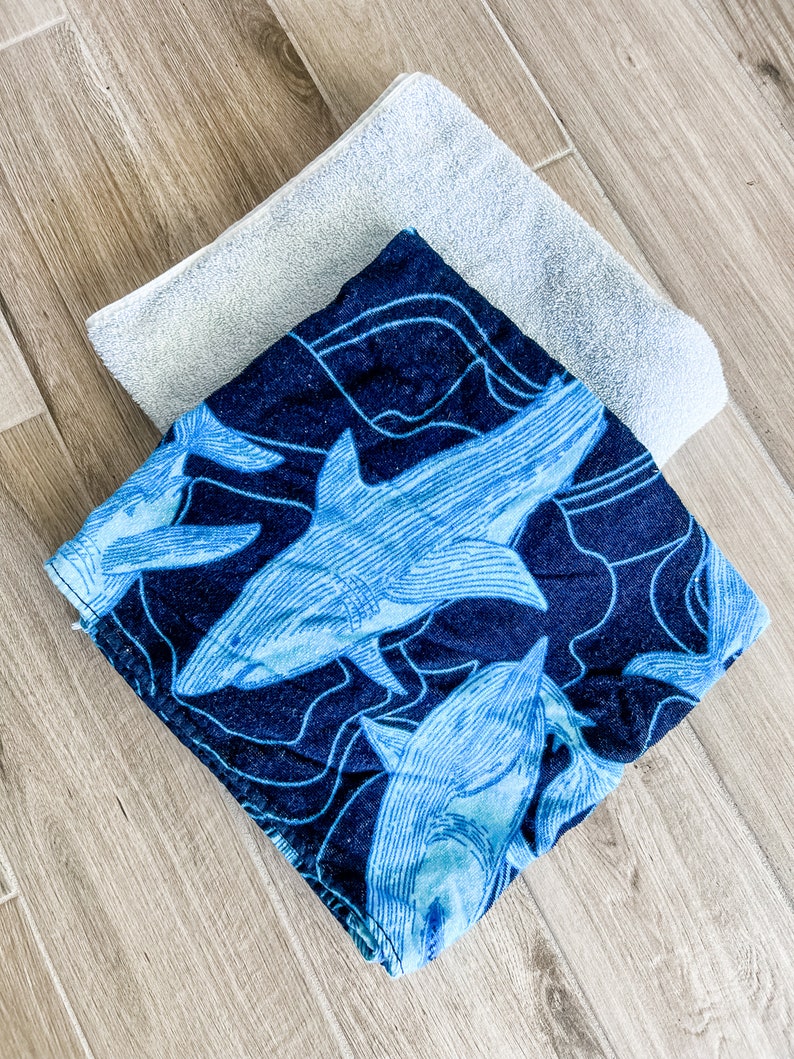 Swimming Shark Towel Pants image 5