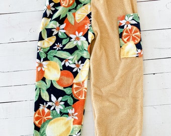 Vintage Citrus Towel Pants