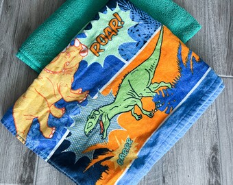 Comic Dino Towel Pants